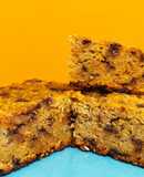 Budín de avena, bananas y chocolate en Essen