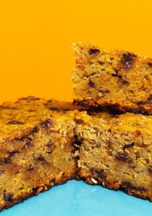 Una foto de Budín de avena, bananas y chocolate en Essen