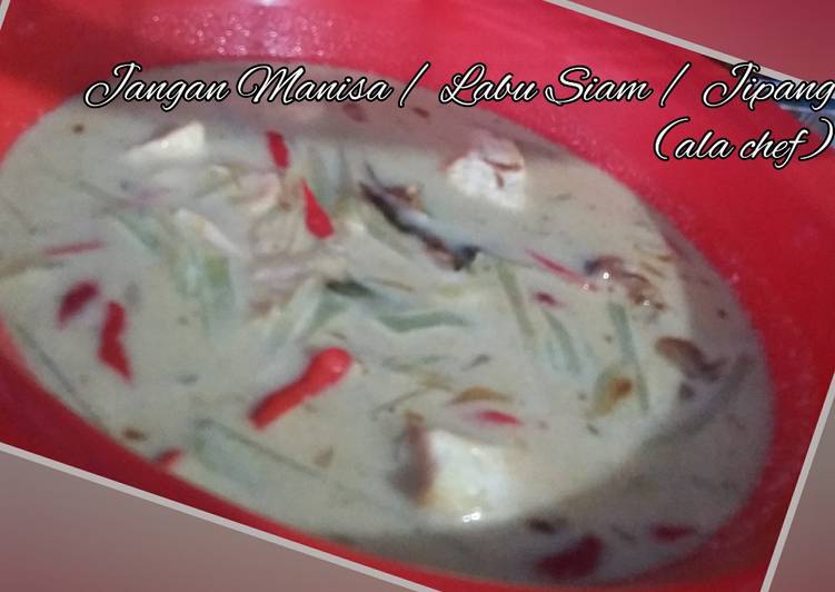 Masakan Unik Jangan Manisa/Labu Siam/Jipang no Uleg (ala chef) Yummy Mantul