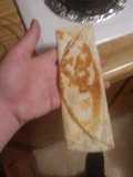 Folded cheese quesadillas