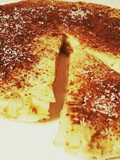 Una foto de Torta de manzana light