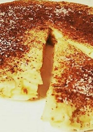 Una foto de Torta de manzana light