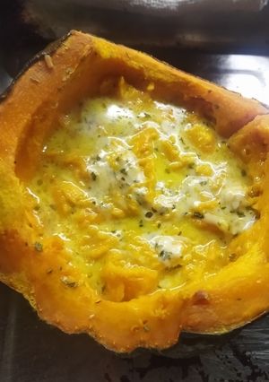 Una foto de Zapallo cabutiá relleno 🧀🙌🏻