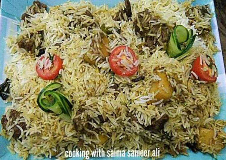Hara masala zafrani biryani #cookpadapp #kobabandcookpad