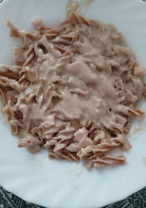 Una foto de Espirales de espelta integral con sala de shiitake