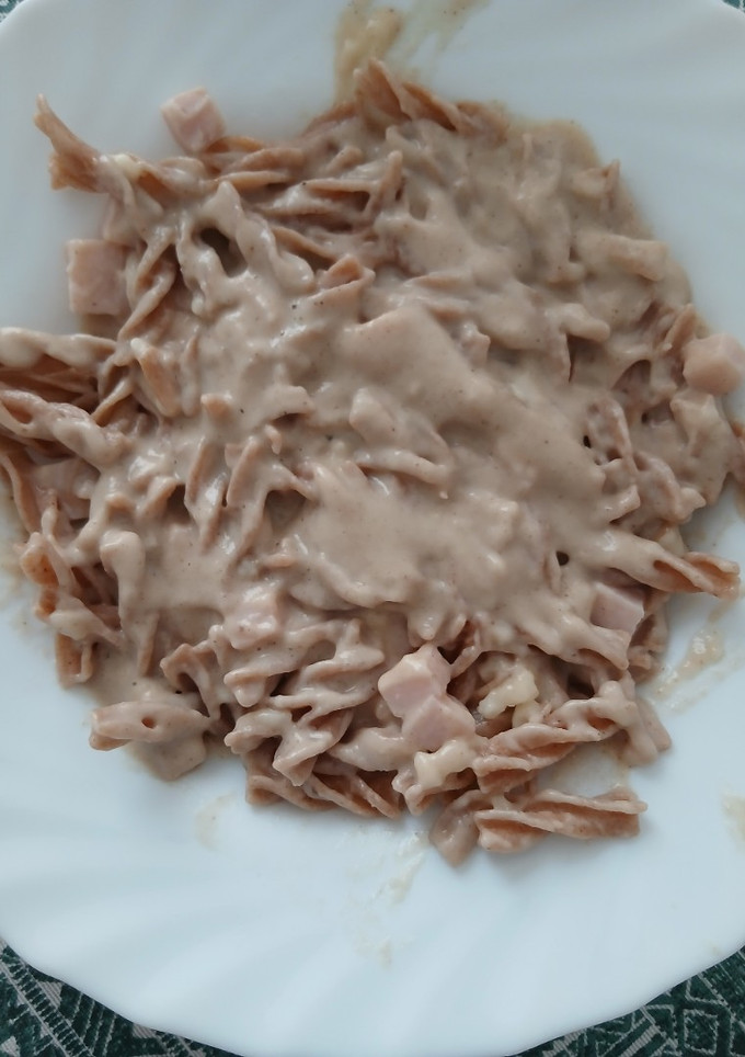 Una foto de Espirales de espelta integral con sala de shiitake