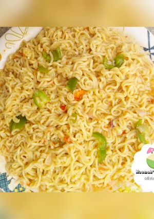 A picture of Indomie noodles.