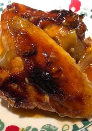 A picture of Duck Sauce Bbq 🍗 Wings 🐔.