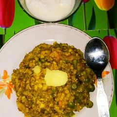 A picture of Bajra Mix Veg Khichdi.