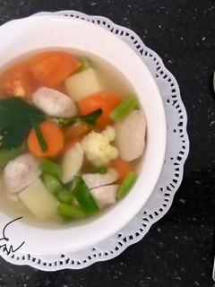 Foto resep Sop Bakso Semua Warna