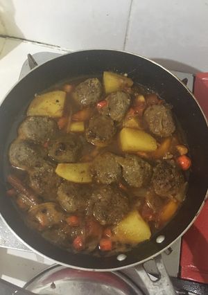 Foto resep Bola bola daging pedas