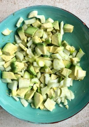 Une photo de Salade fenouil et avocat