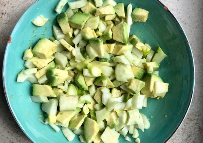 Salade fenouil et avocat