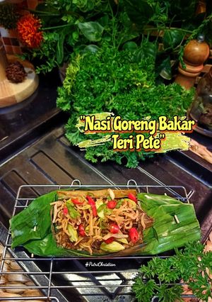 Foto resep Nasi goreng Bakar Teri pete