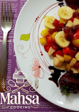 عکسی از دستور سالاد میوه تابستانی