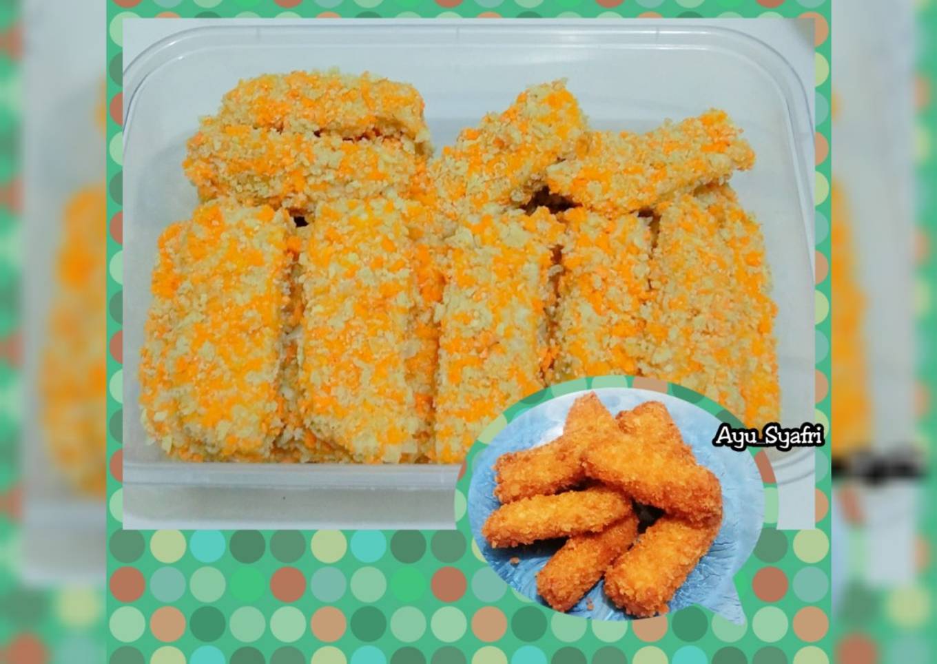 Nugget Tempe Wortel (renyah dan gurih)