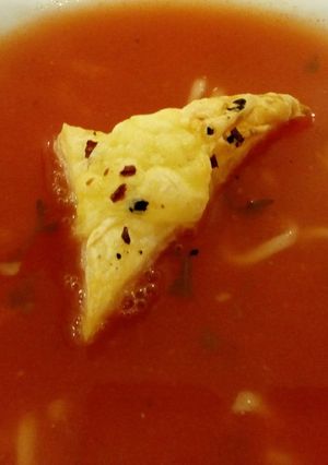A picture of Fresh Tomato noodle soup.