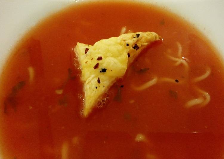 Simple Way to Prepare Any-night-of-the-week Fresh Tomato noodle soup