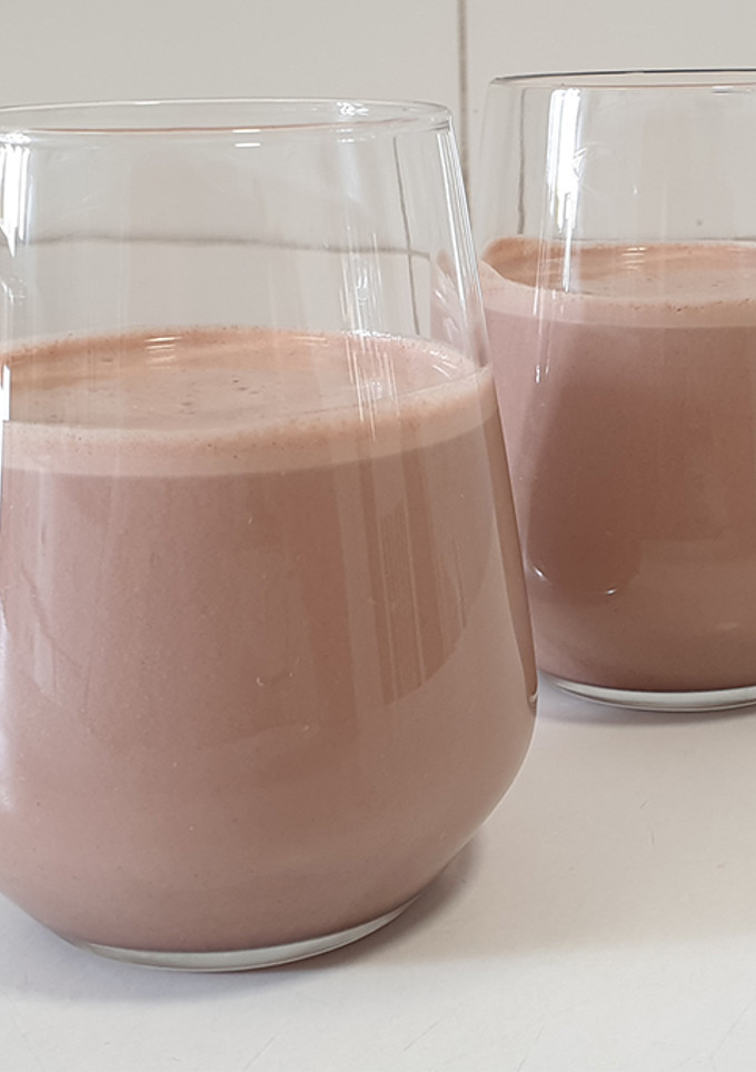 Una foto de Batido de Nutella