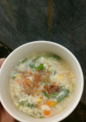 Foto resep Sup Jagung Telur