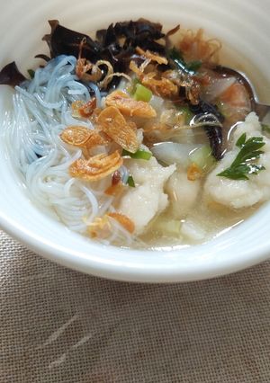 Foto resep Kuah Tekwan dengan Udang