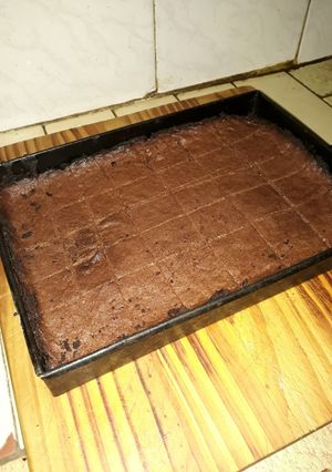 Una foto de Brownies de paquete