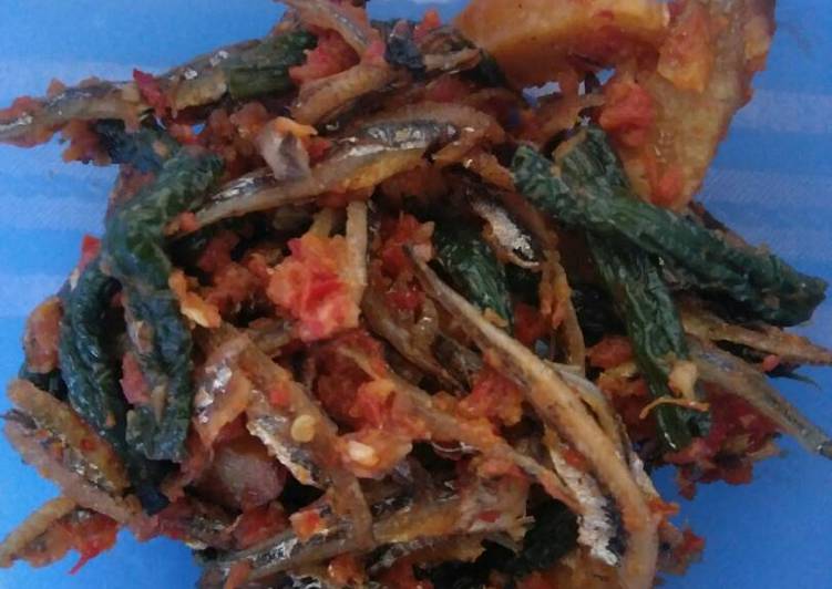 Resep: Sambel teri kentang kacang panjang yang Renyah
