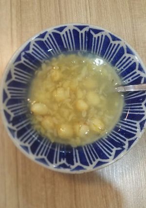Hình của món Chè đậu xanh hạt sen.