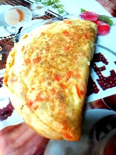 Una foto de Tortilla francesa con un buen sabor a mar!