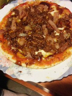 Una foto de Pizza barbacoa casera
