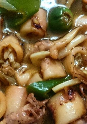 Foto resep Tumis Cumi Asin *sinemaru*