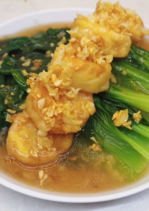 Foto resep Pokchoy Garlic Tofu