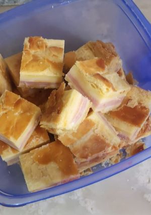 Una foto de Torta de fiambre con masa hecha en la licuadora
