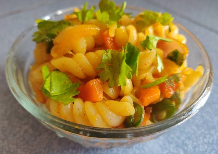 Simple Way to Make Any-night-of-the-week Veg Pasta