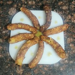 A picture of Sabudana finger sticks.