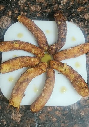 A picture of Sabudana finger sticks.