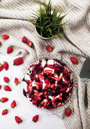 Foto de Pavlova com Morangos