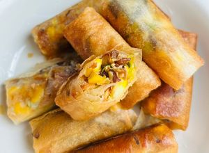 Hình của món Chả Giò Bắp, Khoai Lang Chay.