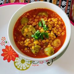 Turai/Ridged Gourd and Chana Dal Curry A picture of Turai/Ridged Gourd and Chana Dal Curry.