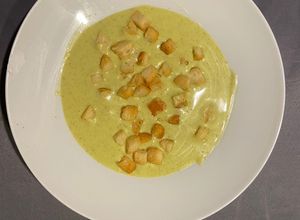 Foto principal de Crema de calabacín con picatostes
