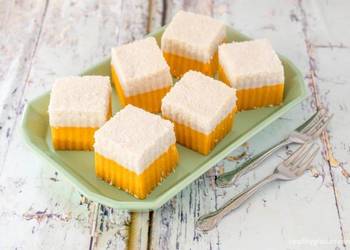 Popular Cuisine Pumpkin and Coconut Layered Cake Kuih Talam Very Delicious Popular Cuisine Pumpkin and Coconut Layered Cake Kuih Talam Very Delicious
