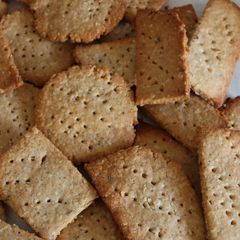 A picture of Coconut Biscuitpara/Coconut Crackers.