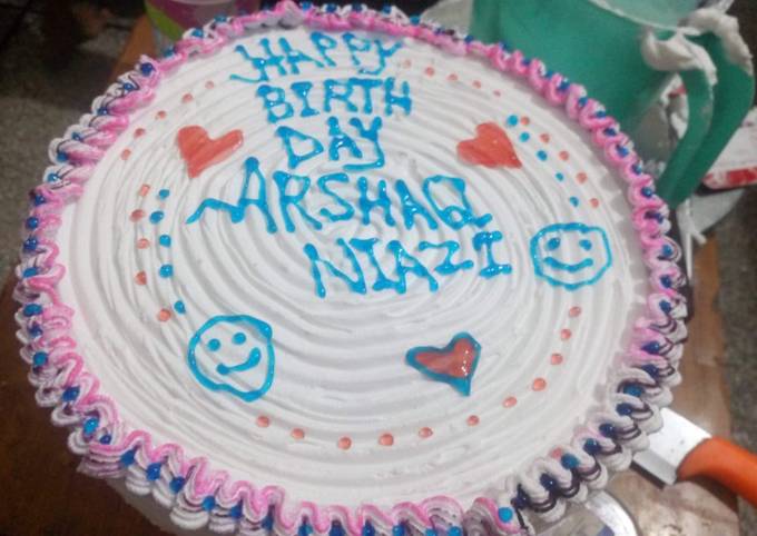 Recipe of Super Quick Cream cake