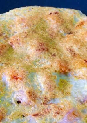 A picture of Cooked Rice mix Dosa.
