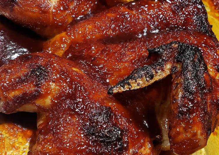 Step-by-Step Guide to Prepare Appetizing Spatchcock BBQ chicken