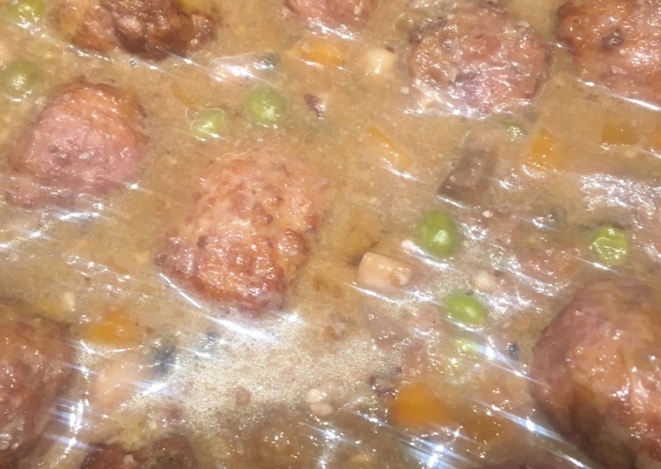 Albóndigas a la jardinera