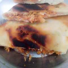 A picture of Chicken calzone.