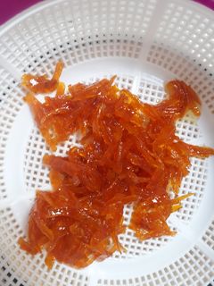 عکسی از دستور خلال پوست پرتقال
