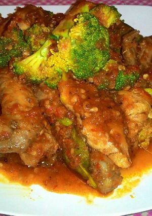 Foto resep Ayam Brokoli Rica Rica ala Manado