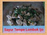 Sayur Tempe Lombok Ijo